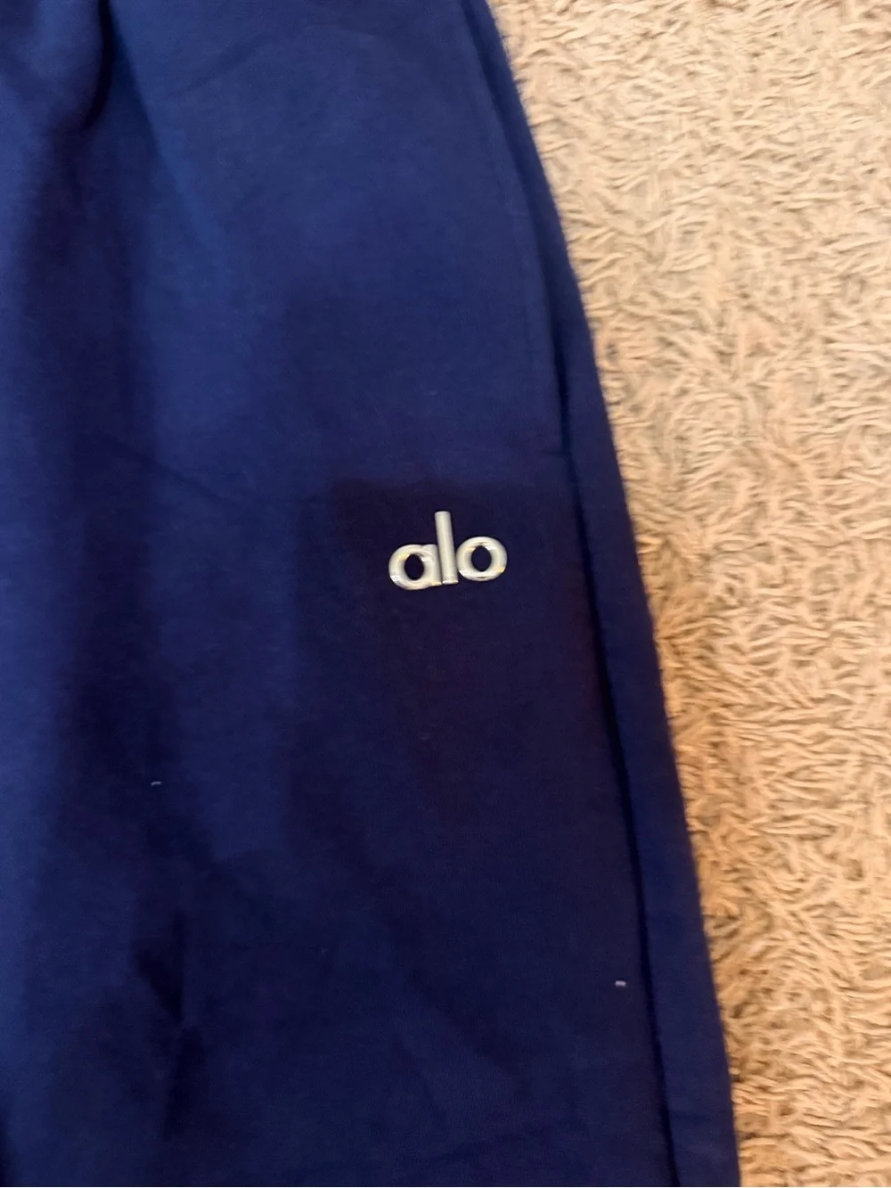 ALO Yoga Navy Pull-On Sweatpants